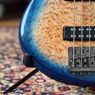 Jackson JS Series JS3Q Spectra Bass 2020 - Present - Amber Blue Burst image 9