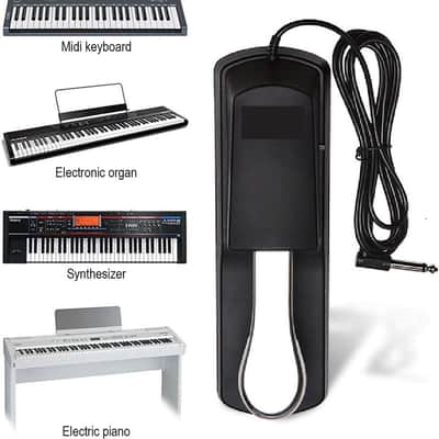 Sustain Pedal for Keyboard Digital Piano Universal Sustain Pedal Foot Damper Pedal image 2
