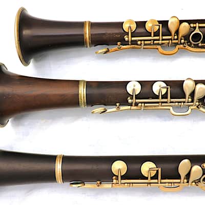 Two Buffet And One Carl Fischer Clarinets From Late 1800's Or Early 1900's image 2