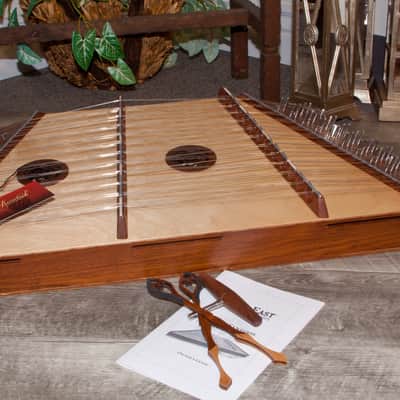 Roosebeck DH12-11R 12/11 Hammered Dulcimer w/Pair of Dulcimer Hammers,Tuning Tool & Extra String Set image 5