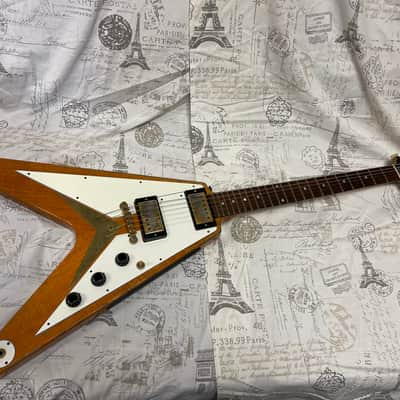 2008 #1 of 100 Gibson 50th Anniversary 1958 Korina Flying V First Ever Made In Custom Shop One of Historic Makeover Kim LaFleur’s Favorite Creations! image 14