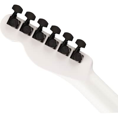 Used Fender Jack White Triplesonic Acoustasonic Tele - Satin Arctic White/Black image 5