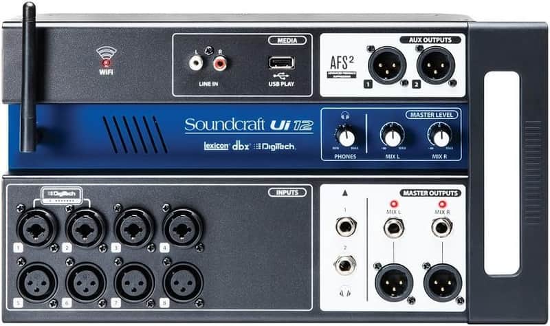 Soundcraft Ui12 Remote-Controlled 12-Input Digital Mixer image 1