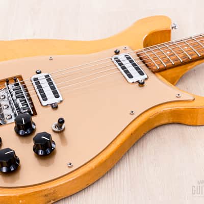 1961 Rickenbacker 450 Combo Vintage Electric Guitar Mapleglo w/ Toaster Top Pickups, Case image 6