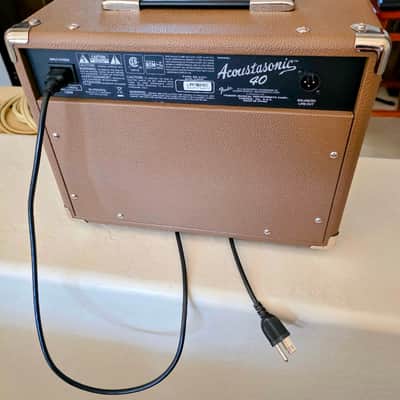 Fender Acoustasonic 40 Watt 2023 - Brown Tolex Covered image 8