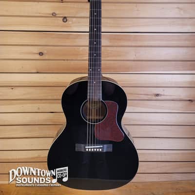 Epiphone Blues King Studio Acoustic-Electric Concert Guitar with Epiphone Gig Bag - Ebony image 2