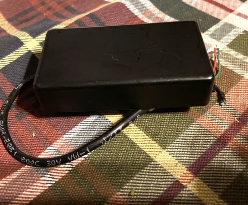 Ernie Ball Sabre Solid Black Guitar Humbucker HT Pickup for Parts or Repair image 1