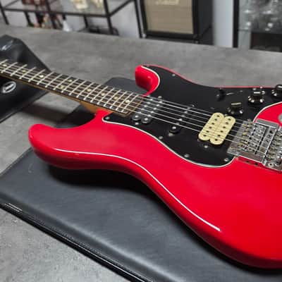 1977 Fender Stratocaster Dakota Red Kahler HSH American Vintage 70s 1970's DiMarzio USA Strat Custom Fiesta Red Guitar image 6