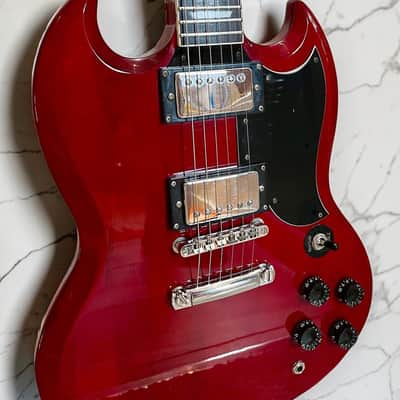 Epiphone SG G-400 - Cherry Red (Made in Korea) inc. aftermarket gigbag image 1