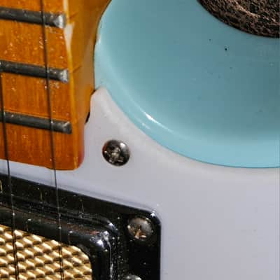 Partscaster Telecaster gold foil style 2023 - Daphne Blue image 17