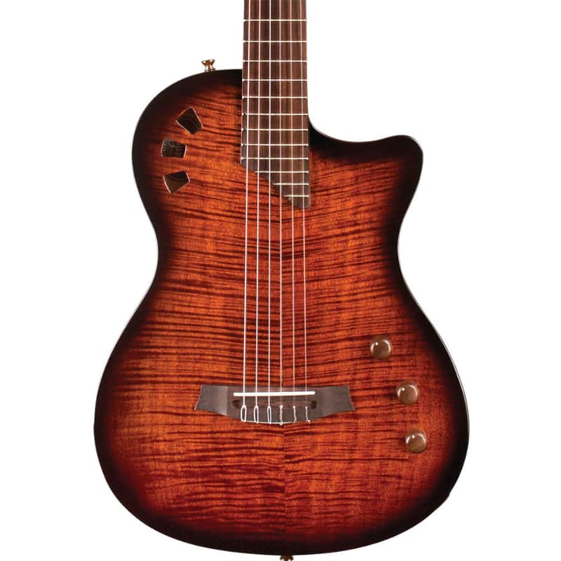 Cordoba Stage Thinline Electric Nylon String Guitar with Gig Bag image 1