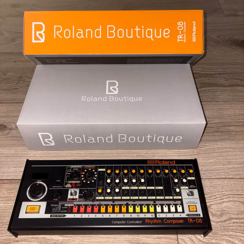 Roland TR-08 Rhythm Composer in Box with instruction manuals - Black image 1
