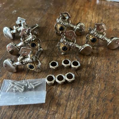 Grover Open Back Tuners 2020 - Chrome image 1