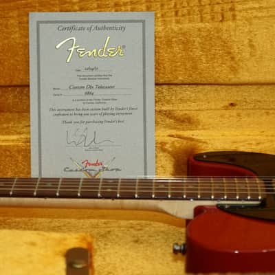 2011 Fender Custom Shop Telecaster Deluxe Limited Run w/COA Greasebucket Tone Circuit Dakota Red w/Case image 4