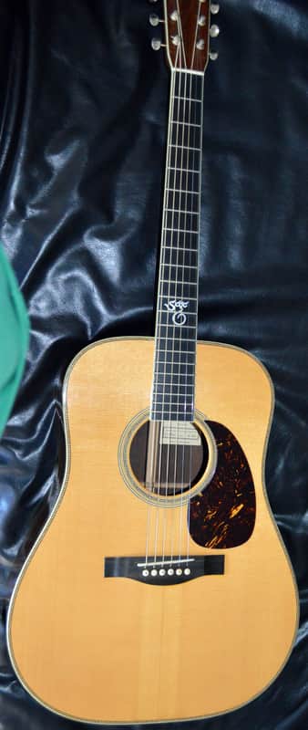 Santa Cruz 1990 D-28H 100 Yr. old Brazilian Rosewood German Spruce Master Grade Herringbone Binding image 1