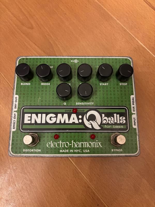 Electro-Harmonix Enigma Q Balls Bass Envelope Filter Pedal | Reverb