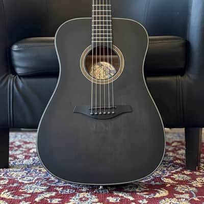 Jay Turser JTA53 3/4 Acoustic Guitar - Blackwood Fingerboard, Black image 1