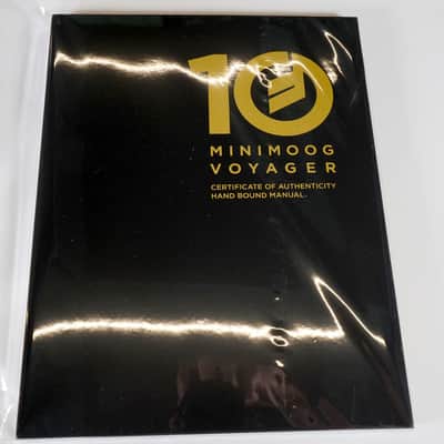 Moog Minimoog Voyager 10th Anniversary Gold Edition 44-Key Monophonic Synthesizer 2012 image 15