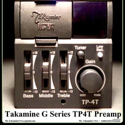 Takamine G Series TP4T Preamp / NOS / Original Revision / Authorized Dealer image 8