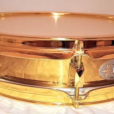 PEARL (SEE VIDEO) BRASS PICCOLO SNARE DRUM WITH BRASS HDWE-FREE SHIP TO C-USA! image 1