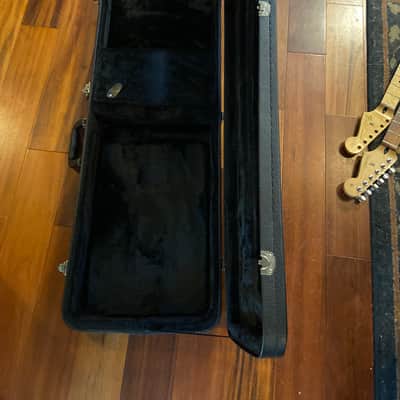 Black Road Runner Tolex Wooden Electric Guitar Case for Fender Strat Tele image 3