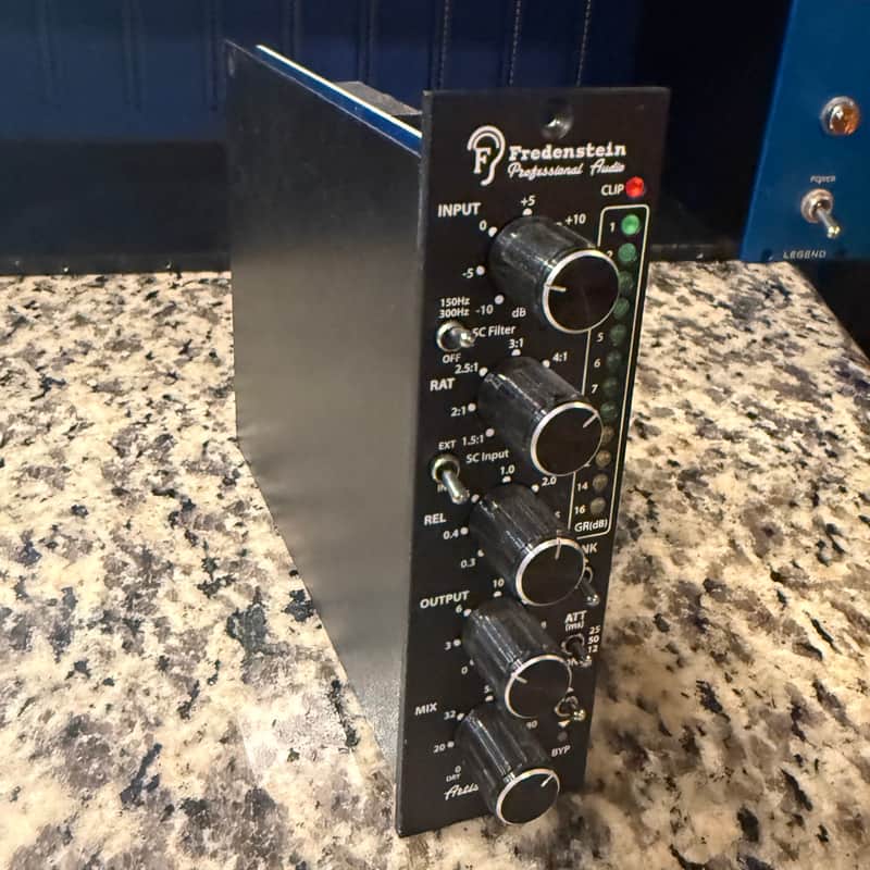 Fredenstein Artistic Leveler 500 Series Optical Compressor Module 2010s - Black image 1