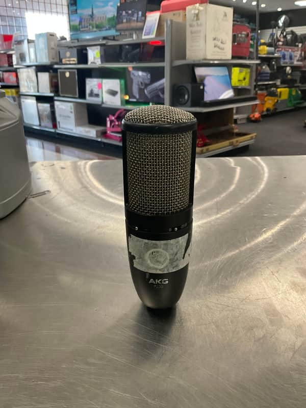 AKG P220 Large Diaphragm Cardioid Condenser Microphone 2010s - Black image 1