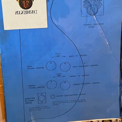 1978 Alembic Series 1 Long Scale Bass signed by Stanley Clarke, w/ original build sheet -folder-case image 24
