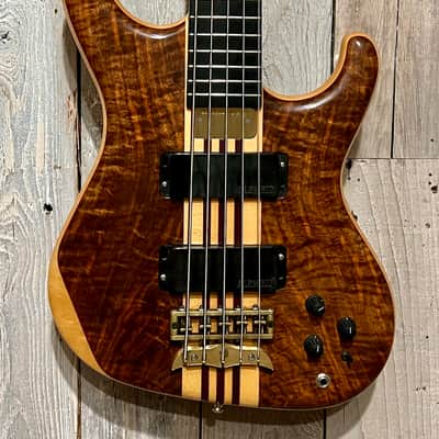 Rare 1996 Alembic Elan Natural Maple, Walnut & Purple Heart Neck Thru, OHSC image 4