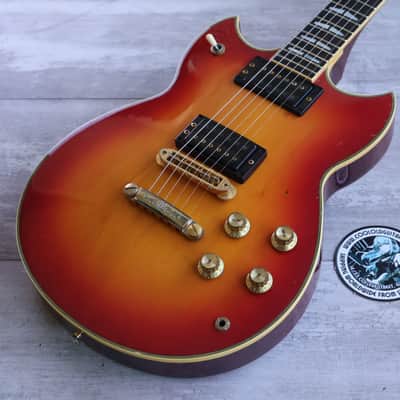 1981 Yamaha Japan SG-1000 Double Cutaway (Cherry Sunburst) image 1