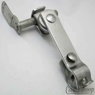 Pearl Bass Drum Rail Tom Slider+Clip Mount L-Arm Chrome Japan-Stamped Ratchet60s image 2