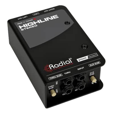 Radial Engineering Highline Stereo Passive Line Isolator with 1:1 Transformers, Sum Switch, and Ground Lift image 5