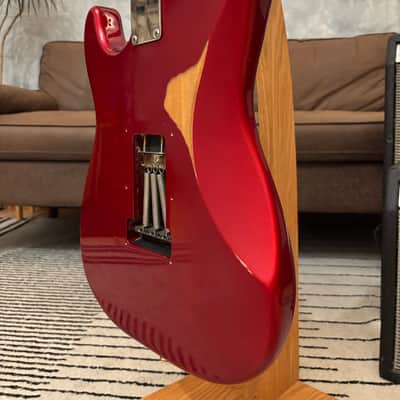 Fender Stratocaster David Gilmour Candy Apple Red Relic 7.2lbs w/ Fender Case imagen 16