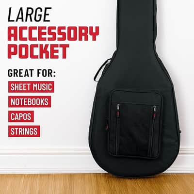 Gator Lightweight Polyfoam Acoustic Bass Guitar Case Gig Bag image 2