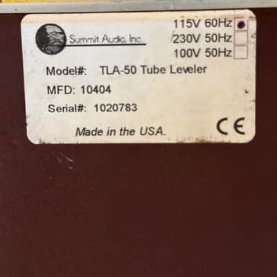 Summit Audio TLA-50 Racked PAIR! image 14