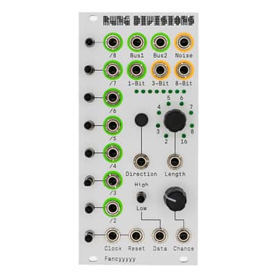Fancyyyyy Synthesis Rung Divisions Eurorack Polyrhythmic Divider/Sequencer/Generator Module image 2