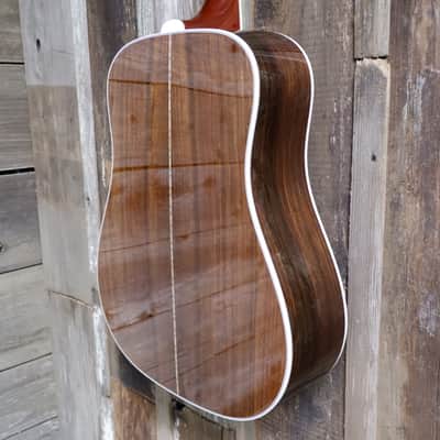 Guild USA D-55E Dreadnought - Antique Burst w/ Humidified Hard Case NAMM Display Guitar image 5