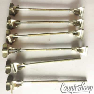 Kent 6x Snare Drum 5 3/4"Single-Tension T-Rods+Rim Clips Nickel Vintage 50s USA image 4