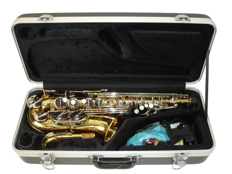 Jupiter JAS710GNA Student Alto Saxophone, Lacquer w/ Case image 1