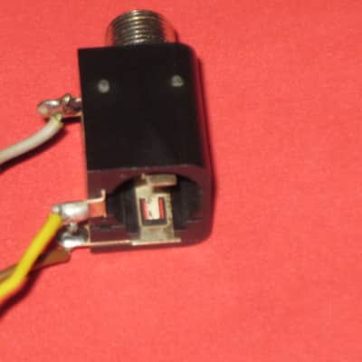 2 lite use genuine Boss INPUT jacks (for compact sized pedals) +nuts,washers,wires (+3 extra wires & 2 zip ties) BOTH jacks have brown,gray,yellow wires attached, work fine, from 2000s (can be used on most other year Boss pedals) NO: pedal(s), other parts image 15
