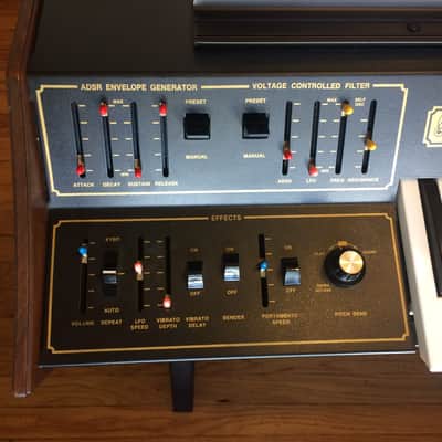 ARP Explorer I 1970's Black & Wood Laminate image 3
