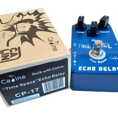 Caline CP-17 PLUS Delay Echo 600ms Max Time Space Delay Mid Sized Version Guitar Effect Pedal image 4