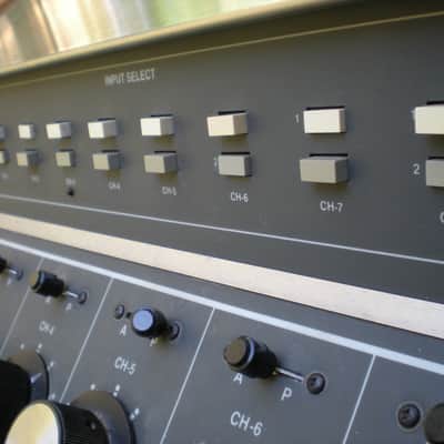 1980's Broadcast Electronics  8M150 analog mono mixer Console From AM radio station image 6