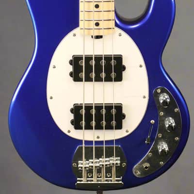 Sterling by Music Man StingRay Ray4 HH Electric Bass Cobra Blue 9lbs 12oz image 1