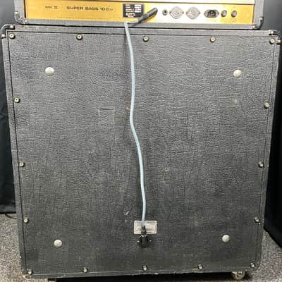 Marshall JCM800 MKII Super Bass 100W - 1935B straight cabinet with 4x12” Celestion G12-65 UK Made 1980 image 7