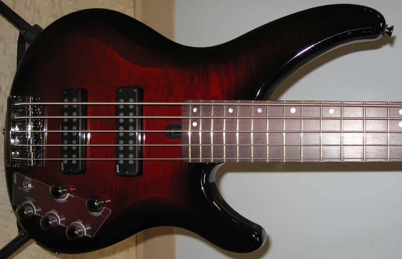 Yamaha TRBX605FM DRB 2023 - Dark Red Burst image 1