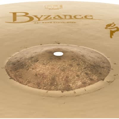 Meinl Byzance Sand Crash-Ride 22" B22SACR, Benny Greb, Vintage - Crash Ride Cymbal image 3