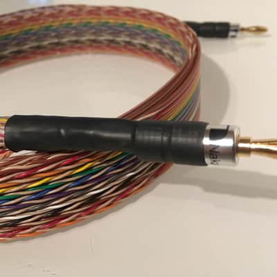Pine Tree Audio 6 foot Rainbow Ribbons 14Awg Speaker Cables image 2