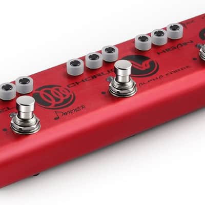Alpha Force Multi Guitar Effect Pedal Alpha 3 Types Effects Delay Chorus High Gain Pedal image 2