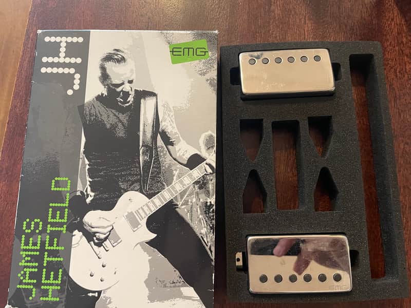 EMG JH/SET-C James Hetfield Signature Humbucker Set 2010s - Chrome image 1